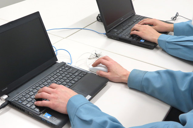 パソコン設定作業