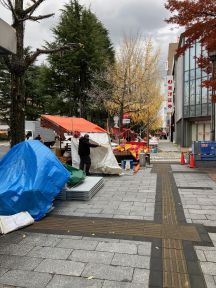 周南冬のツリー祭り準備中！